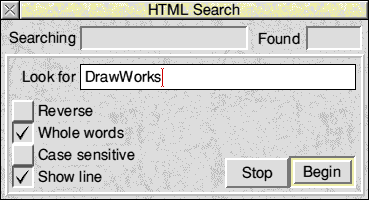 HTML Search